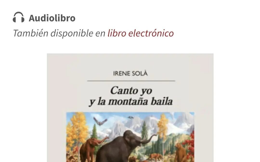 Canto yo y la montaña baila