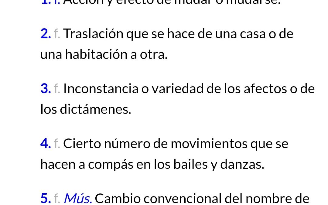 Mudanza
